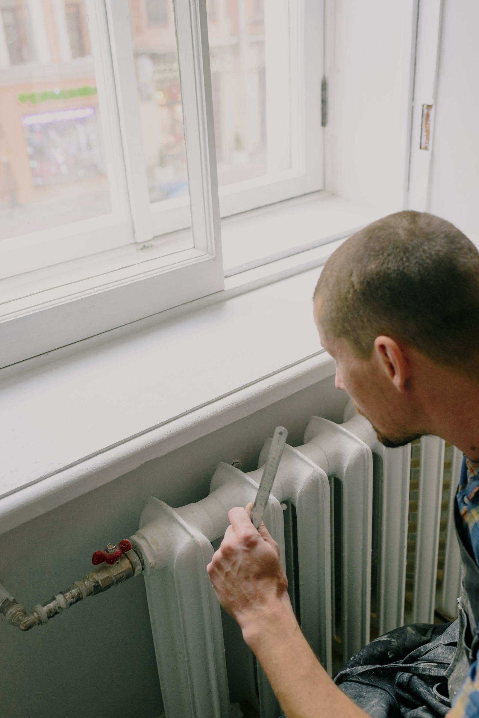 Entretien préventif d'une installation par un technicien